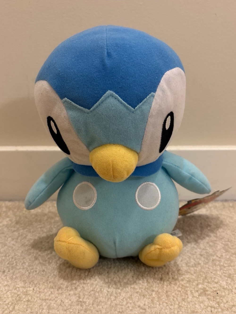 Pokemon Piplup Penguin Character Plush Toy Figure 2016 Toy Factory 9 inch Tall